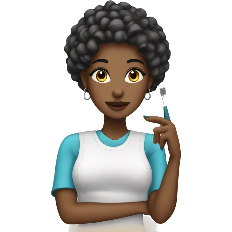 nail tech girl emoji