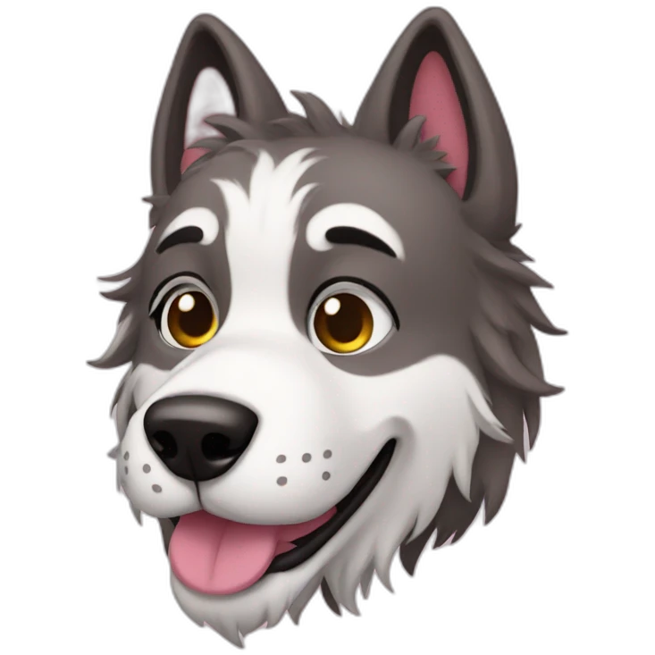 fursuit of dog emoji
