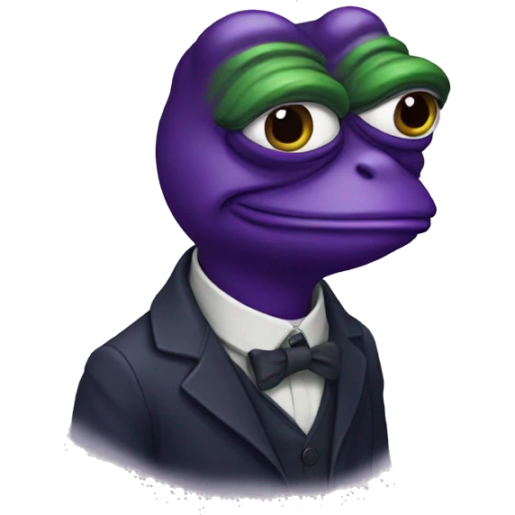 purple berries pepe frog emoji