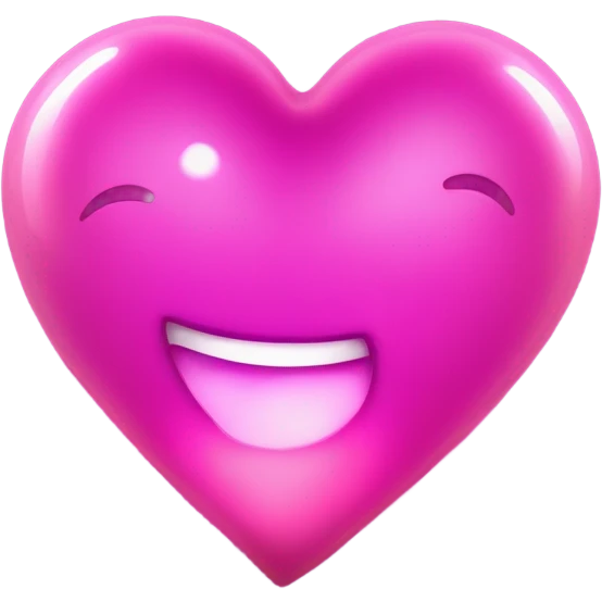 Flashing heart emoji