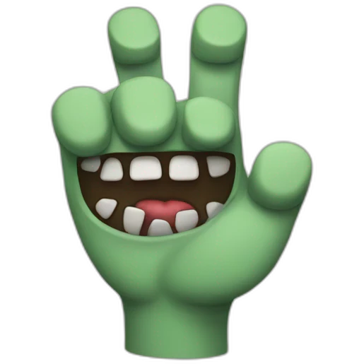zombie thumbs up hand emoji