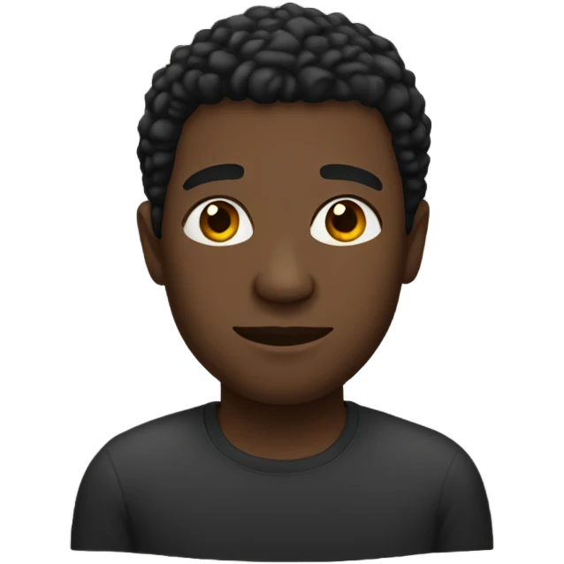 black man  emoji
