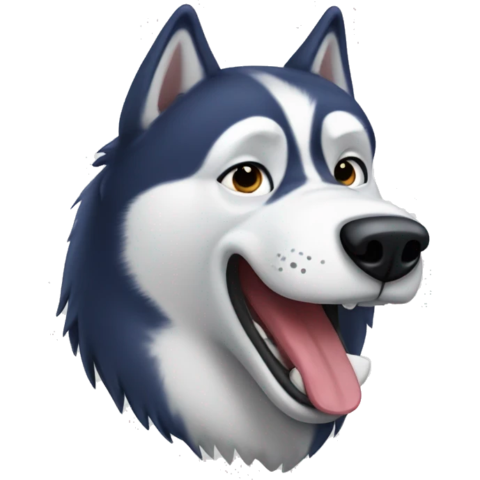 husky tooth ache emoji