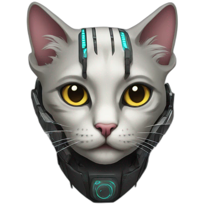 cyberpunk cat emoji