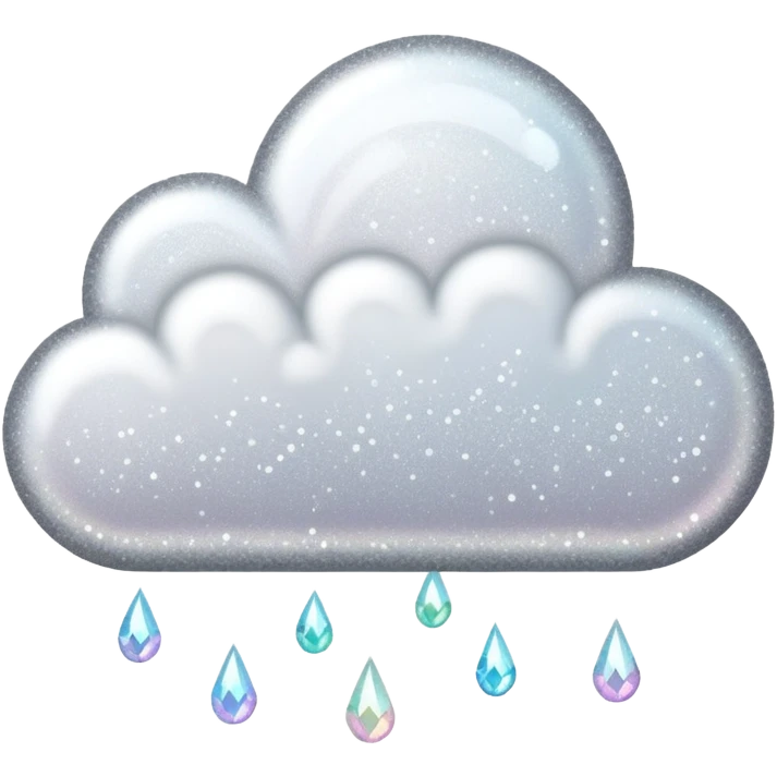 White grey sparkle emoji
