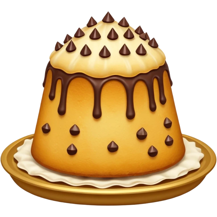 pandoro con cioccolatini emoji