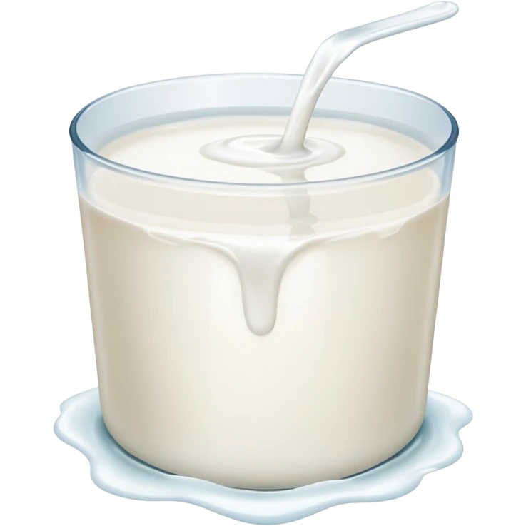 Fingers in milk  emoji