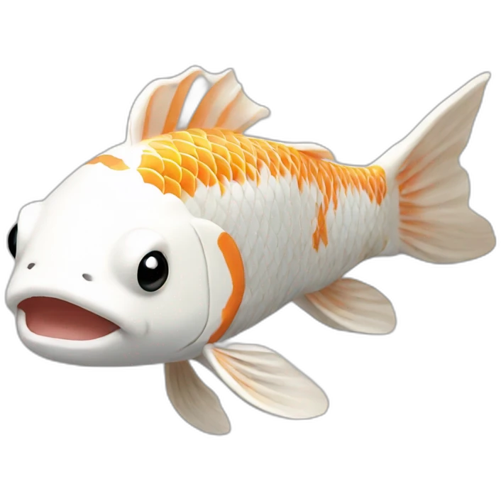 white-koi-fish emoji