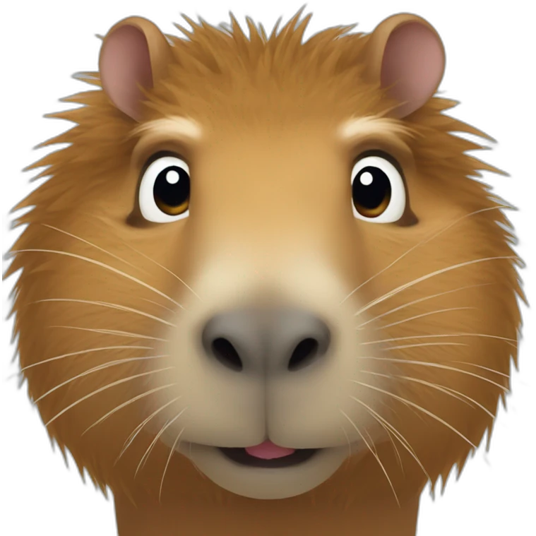 Capybara qui rigole emoji