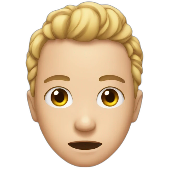 Stress pimple emoji