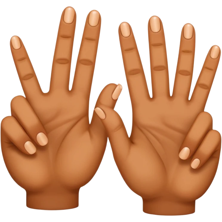 two fingers emoji