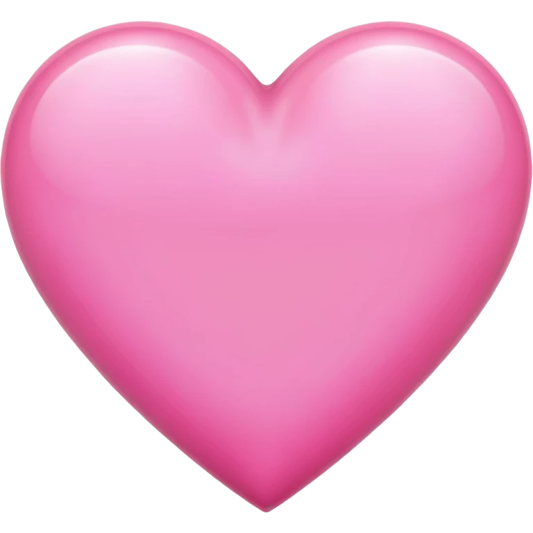 Pink hart emoji