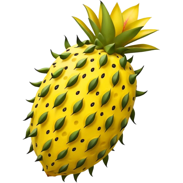 pitahaya  yellow fruit emoji