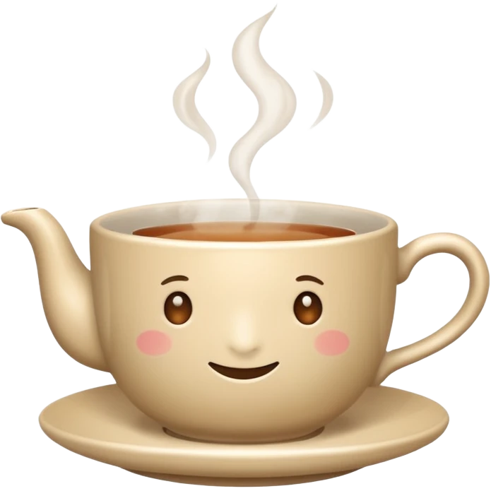 Tea aesthetics beige emoji