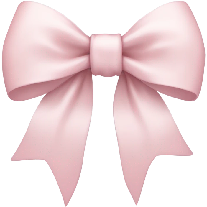 baby pink bow emoji