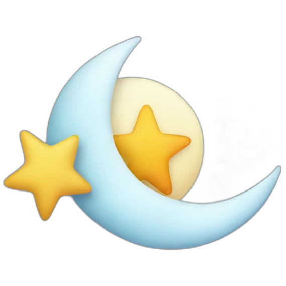 moon and star emoji