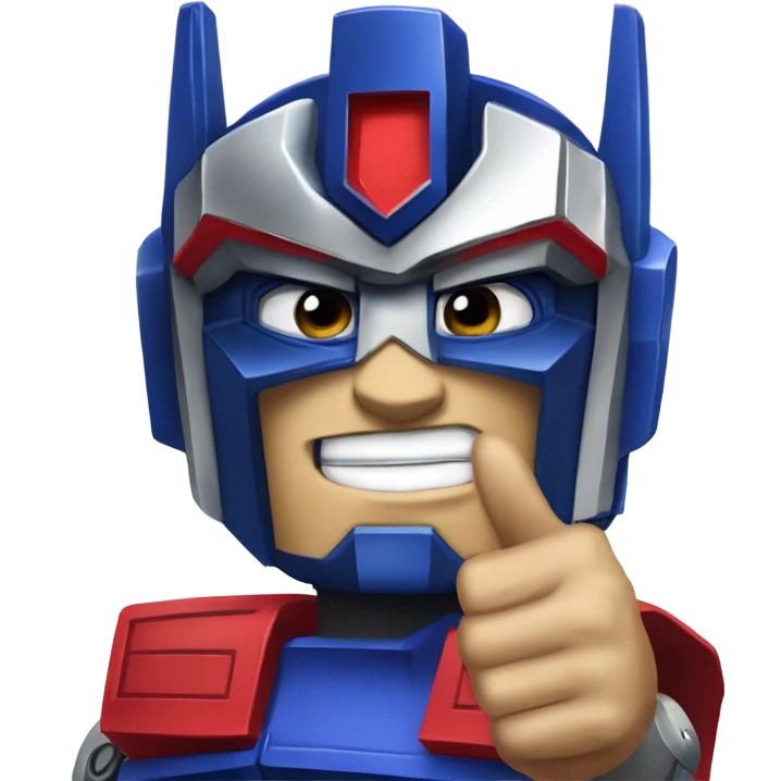 Optimus Prime thumbs up emoji