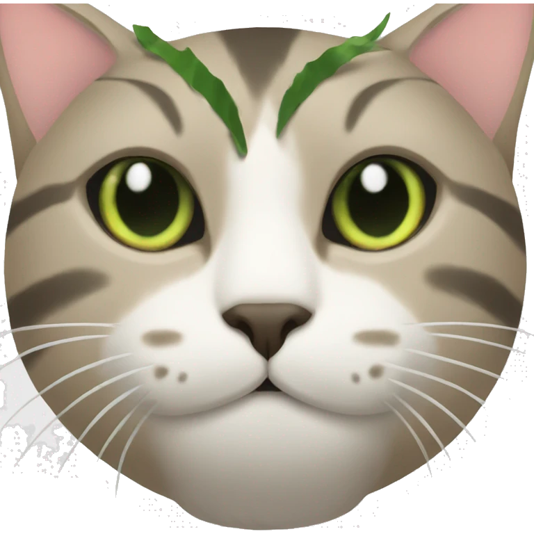 Cat with a Christmas tree  emoji