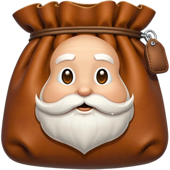 santa pouch emoji