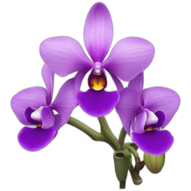 Orchid emoji