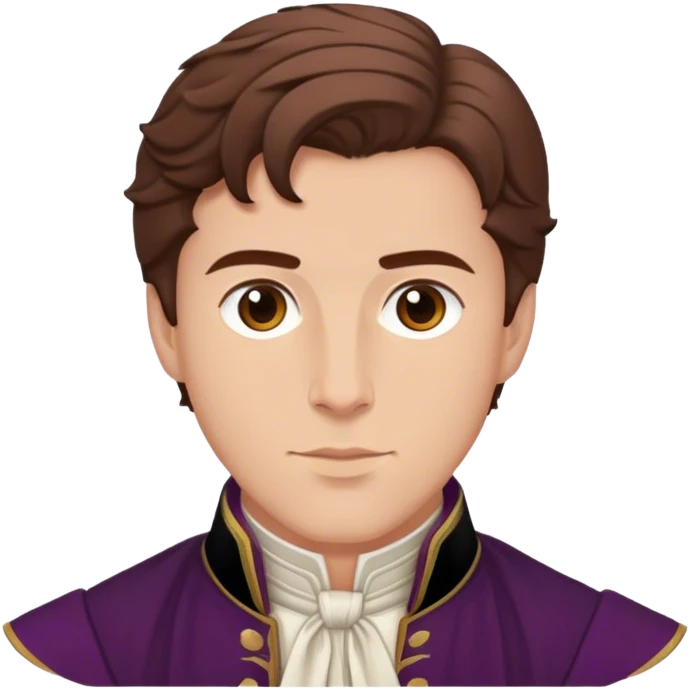 benedict bridgerton brown hair emoji