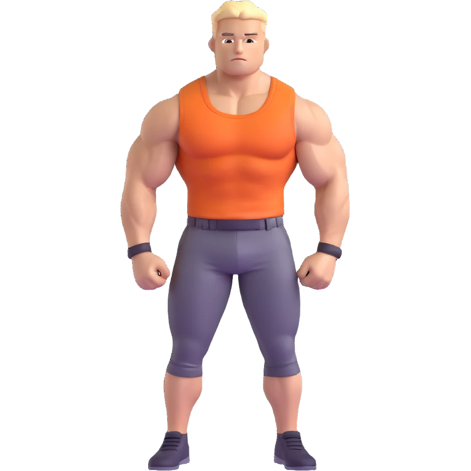 Hun from Teenage Mutant Ninja Turtles, muscular gang leader emoji