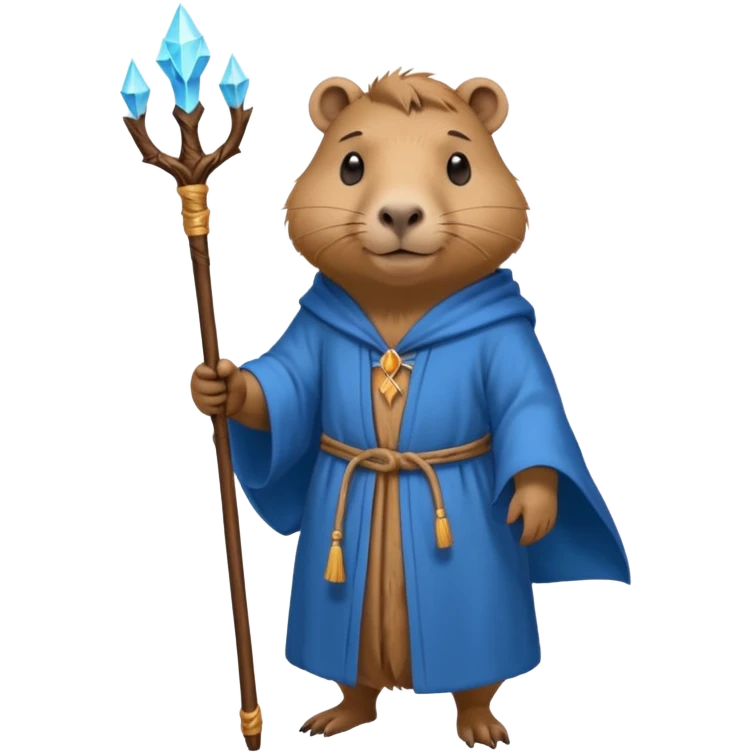 Capybara wizard emoji