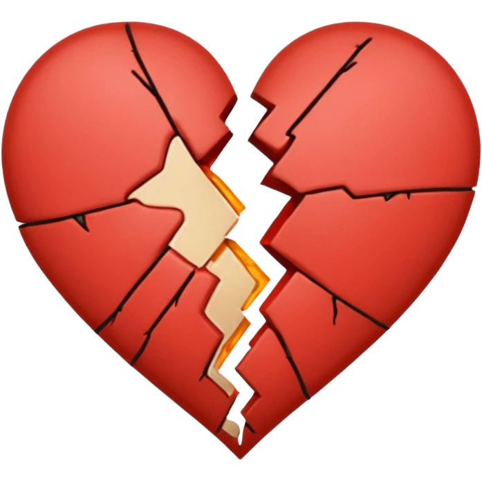 broken heart slowly mending with a patch emoji