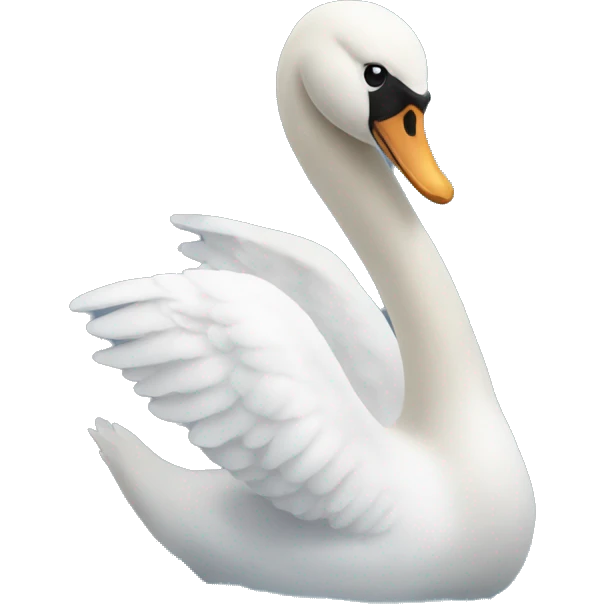 swan with cup emoji