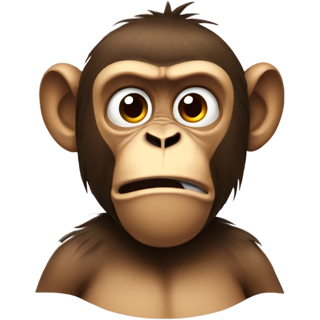 Irritated monkey  emoji