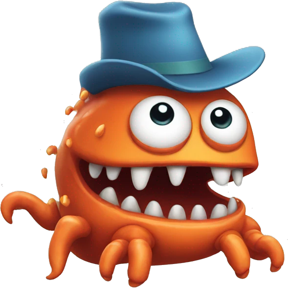 Toe jammer monster emoji