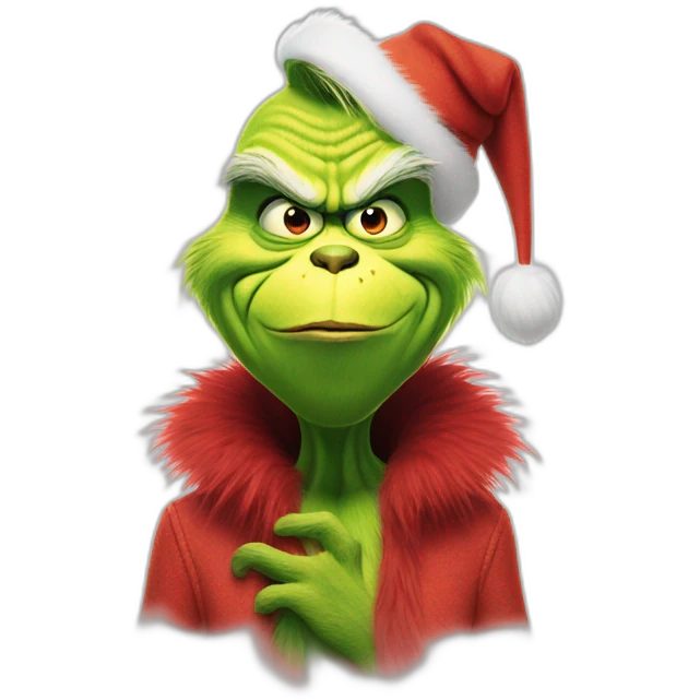 The grinch emoji