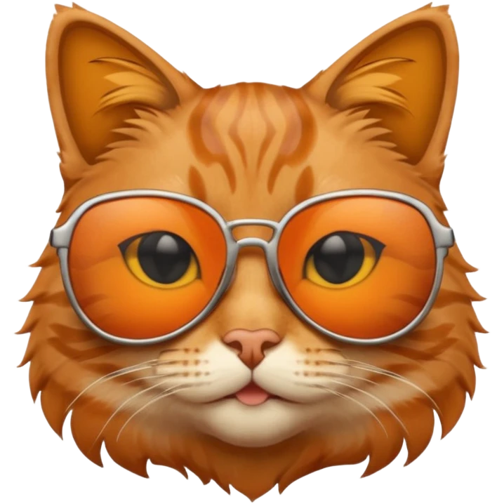 Cat wearing sunglasses emoji