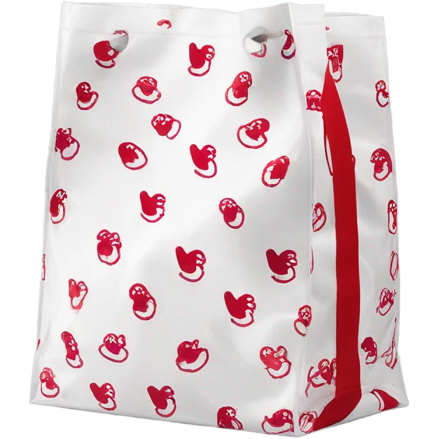 Chick fil a bag emoji