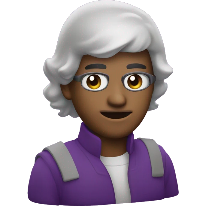 purple neon text whit word RIVERA emoji