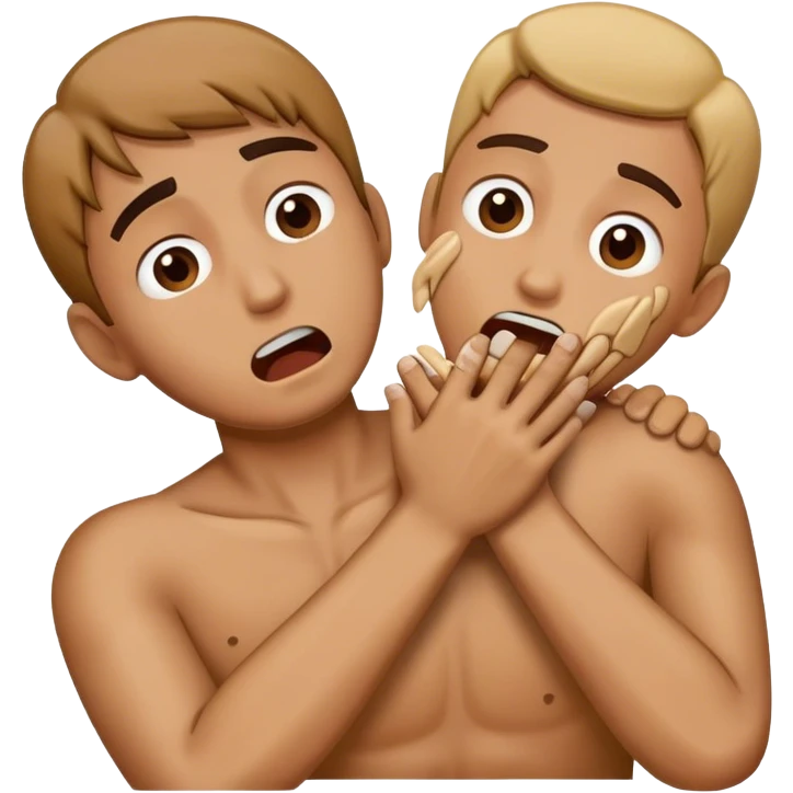 Hands around throat emoji emoji