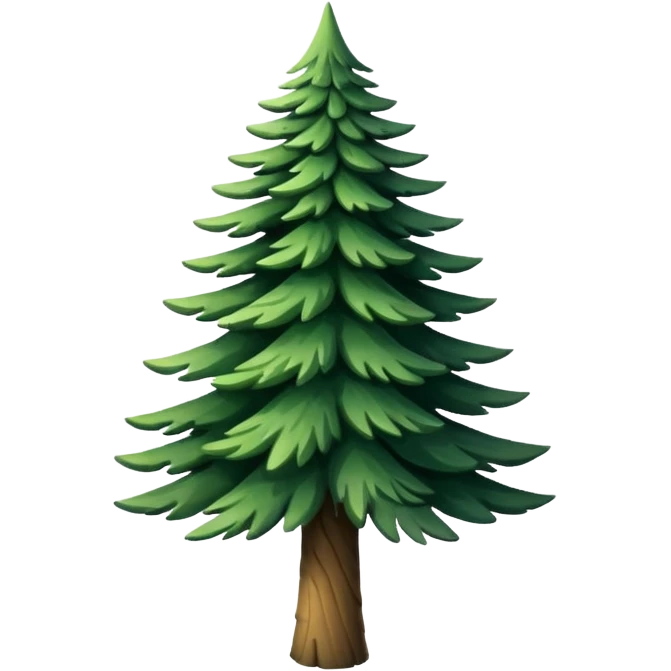 Pine tree emoji