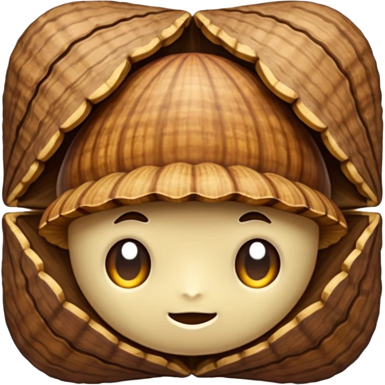 Walnut emoji. Just a walnut. emoji