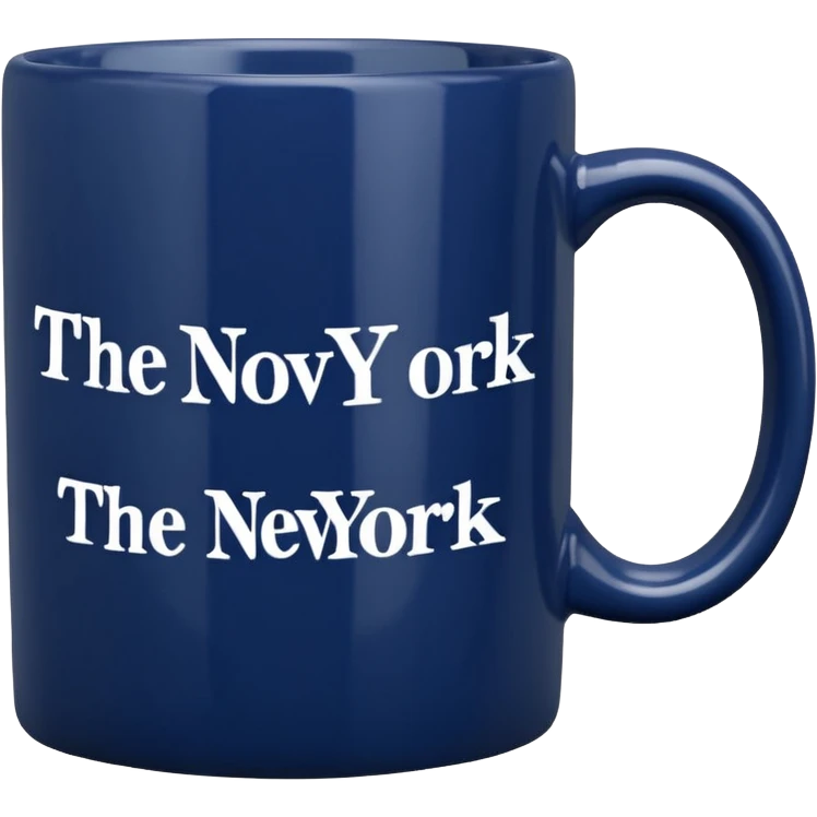 Mug lettering the newyork emoji