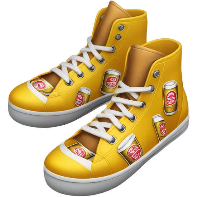Beer shoes emoji