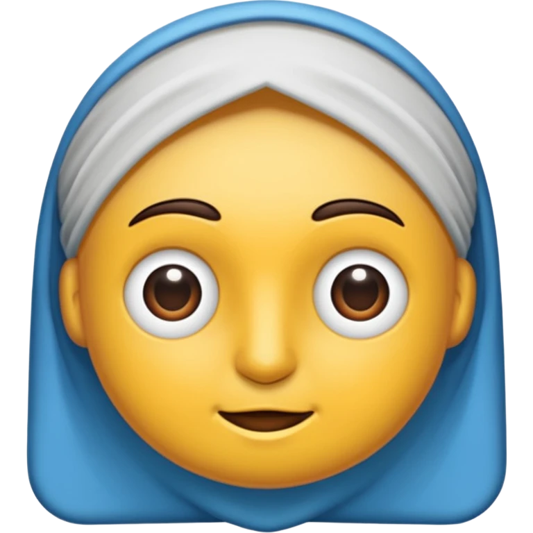 Mavi renkte bir bayrak yap emoji