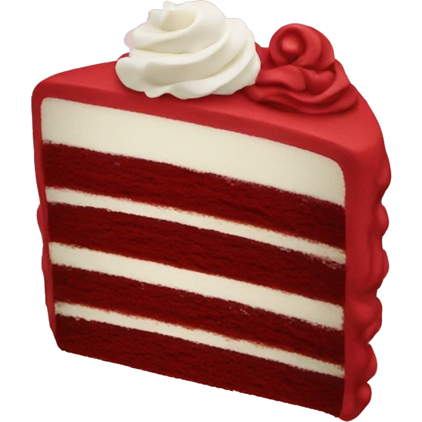 red velvet cake emoji