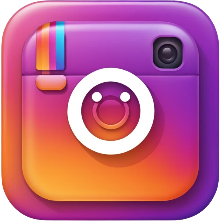 make an icvon of insatram of real instagram emoji