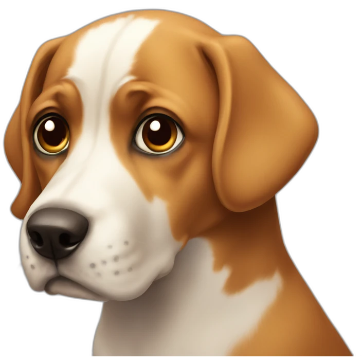 dog staring at you intently emoji
