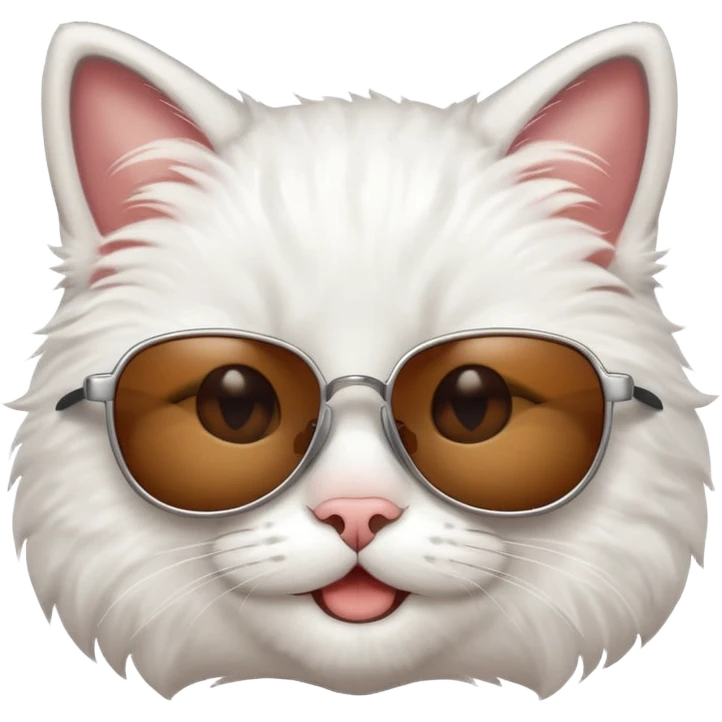 smiling cat with sunglasses emoji