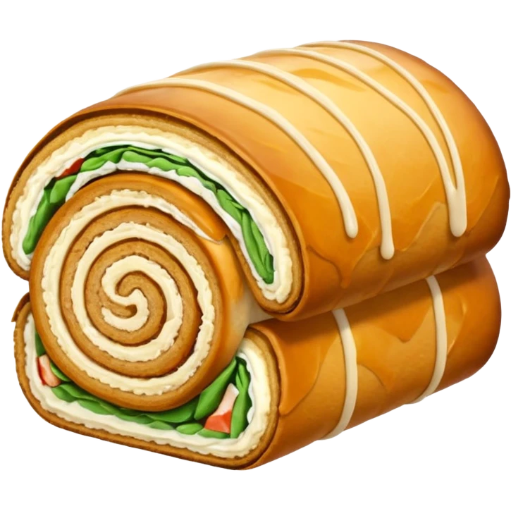 New York roll pastry emoji