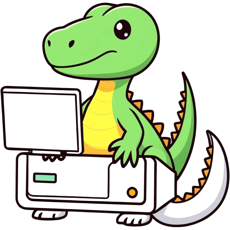 Monitor animal emoji