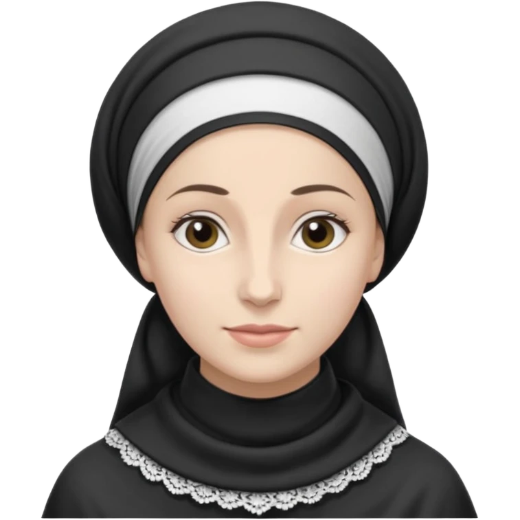 orthodox jewish woman with tichel kercheif circa. 1890 make into greyscale older emoji