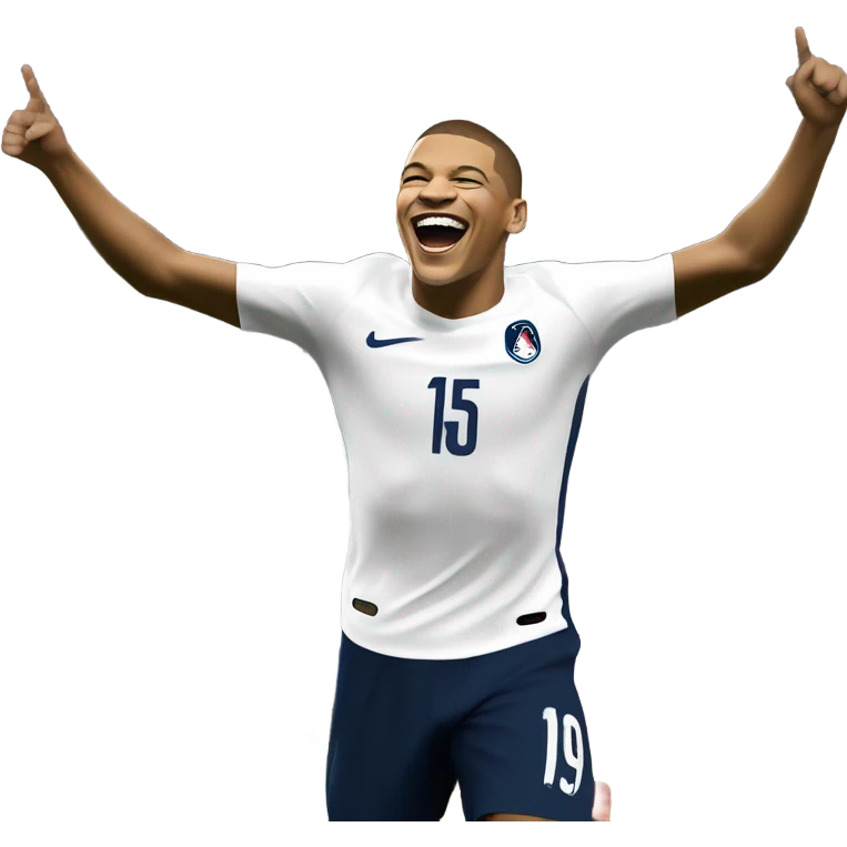 Mbappé celebration re emoji