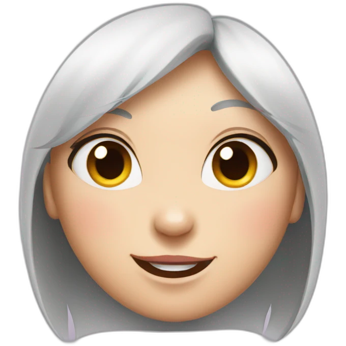 funny female bunny face emoji